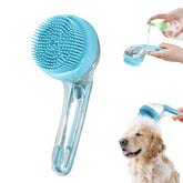2PCS Pet Bath Brush, Dog Shampoo Brush Bubble Maker