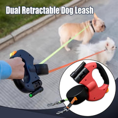 2-in-1 Retractable Dog Leash