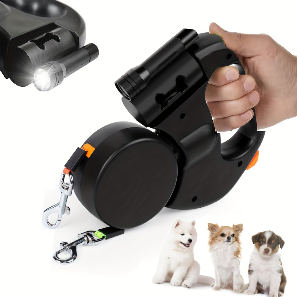 2-in-1 Retractable Dog Leash