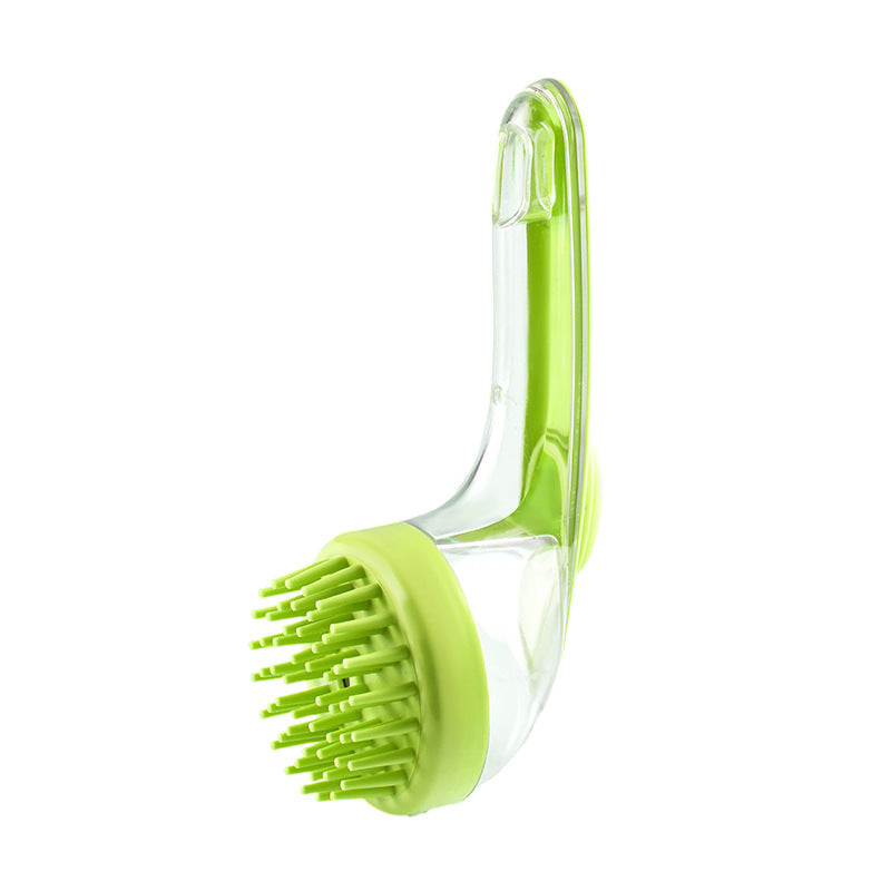 2PCS Pet Bath Brush, Dog Shampoo Brush Bubble Maker