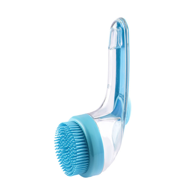 2PCS Pet Bath Brush, Dog Shampoo Brush Bubble Maker